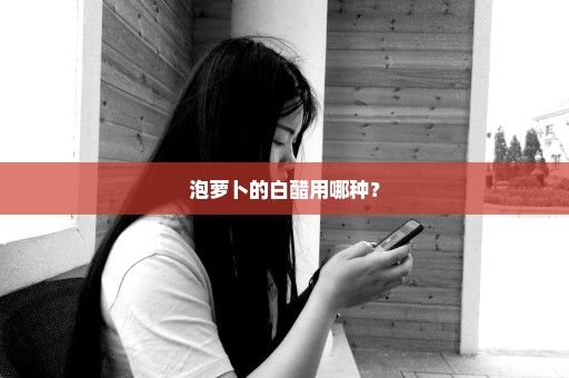 泡萝卜的白醋用哪种？