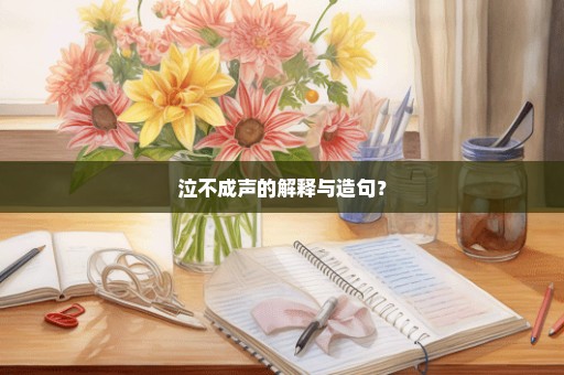 泣不成声的解释与造句？