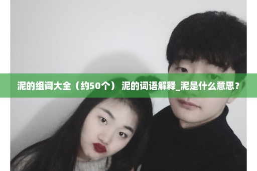 泥的组词大全（约50个） 泥的词语解释_泥是什么意思？