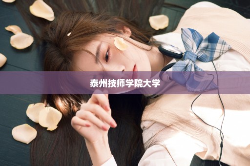 泰州技师学院大学