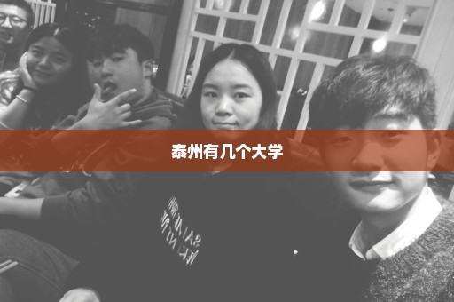 泰州有几个大学