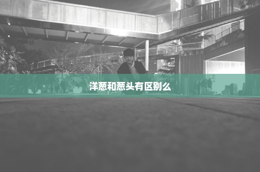 洋葱和葱头有区别么