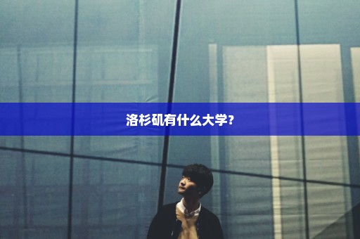 洛杉矶有什么大学？