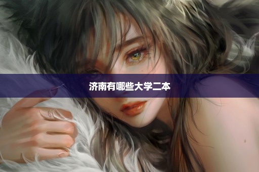 济南有哪些大学二本