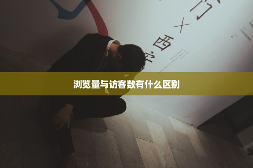 浏览量与访客数有什么区别
