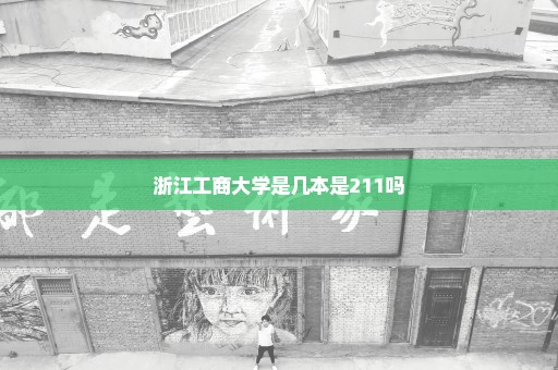 浙江工商大学是几本是211吗