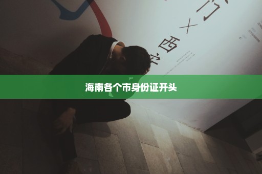 海南各个市身份证开头