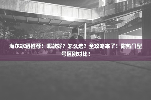 海尔冰箱推荐！哪款好？怎么选？全攻略来了！附热门型号区别对比！
