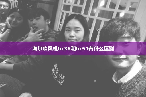 海尔吹风机hc36和hc51有什么区别