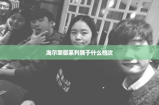 海尔荣御系列属于什么档次