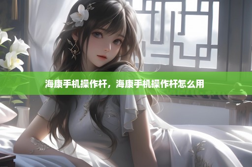 海康手机操作杆，海康手机操作杆怎么用 