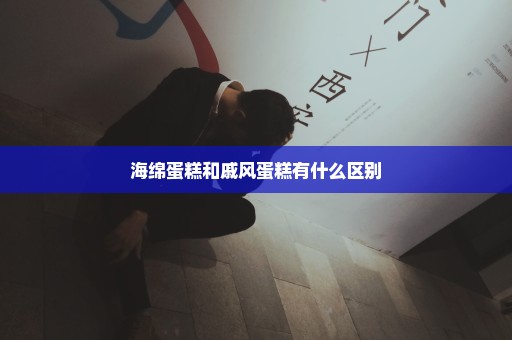 海绵蛋糕和戚风蛋糕有什么区别