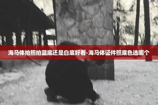 海马体拍照拍蓝底还是白底好看-海马体证件照底色选哪个