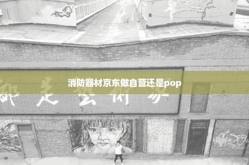消防器材京东做自营还是pop