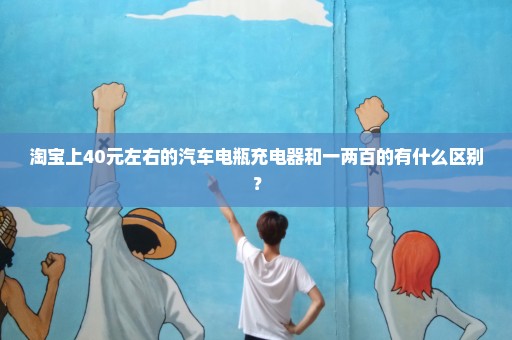 淘宝上40元左右的汽车电瓶充电器和一两百的有什么区别？