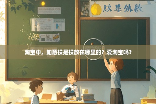淘宝中，如意投是投放在哪里的？爱淘宝吗？