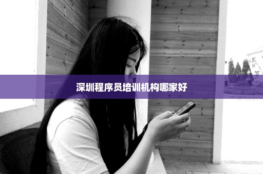 深圳程序员培训机构哪家好