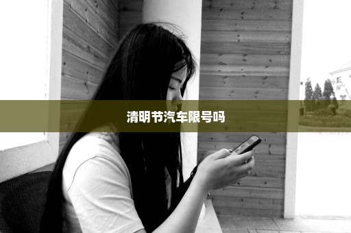 清明节汽车限号吗