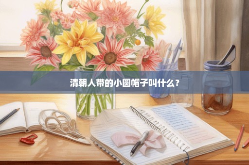 清朝人带的小圆帽子叫什么？
