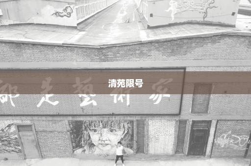 清苑限号