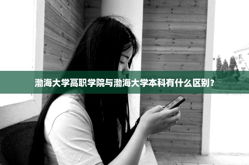 渤海大学高职学院与渤海大学本科有什么区别？