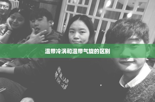 温带冷涡和温带气旋的区别