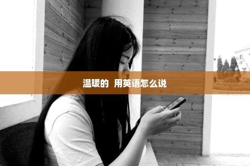 温暖的  用英语怎么说