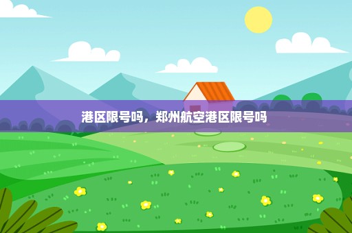港区限号吗，郑州航空港区限号吗 