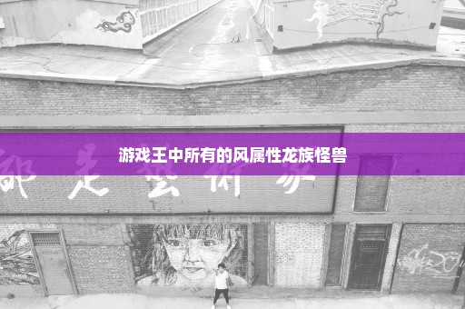 游戏王中所有的风属性龙族怪兽