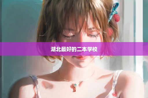 湖北最好的二本学校