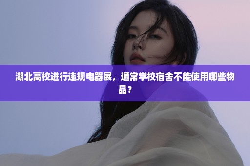 湖北高校进行违规电器展，通常学校宿舍不能使用哪些物品？