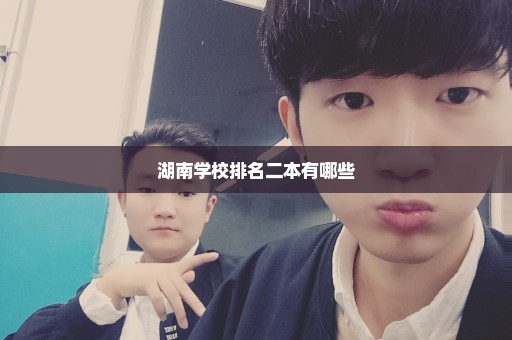 湖南学校排名二本有哪些