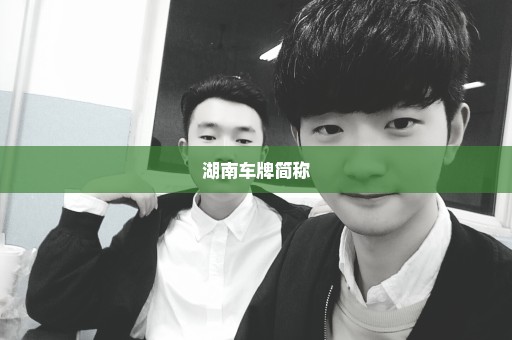 湖南车牌简称