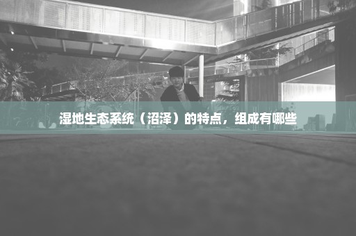 湿地生态系统（沼泽）的特点，组成有哪些