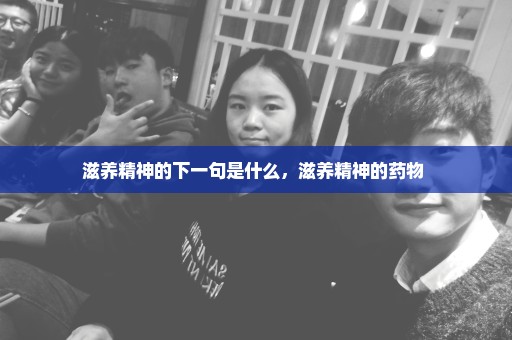滋养精神的下一句是什么，滋养精神的药物 