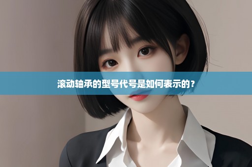 滚动轴承的型号代号是如何表示的？