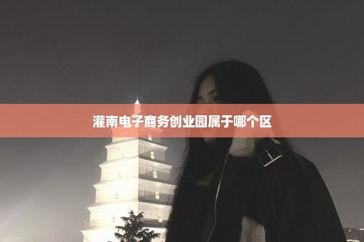 灌南电子商务创业园属于哪个区