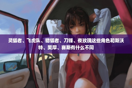 灵狐者、飞虎队、猎狐者、刀锋、夜玫瑰这些角色和斯沃特、奥摩、赛斯有什么不同