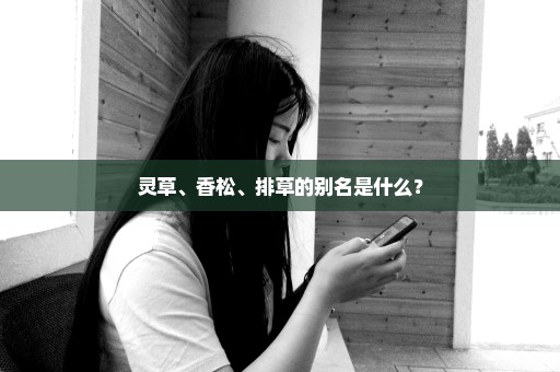 灵草、香松、排草的别名是什么？