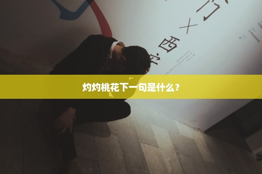 灼灼桃花下一句是什么？