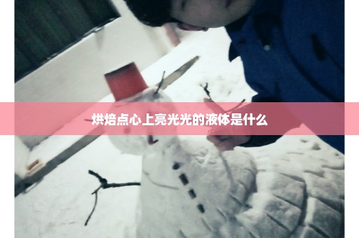 烘焙点心上亮光光的液体是什么