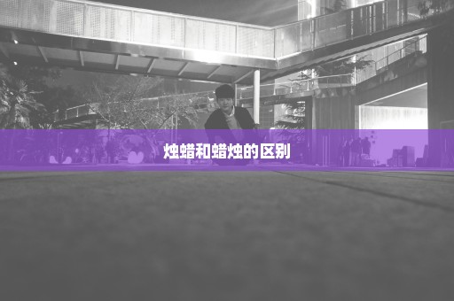 烛蜡和蜡烛的区别