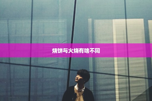 烧饼与火烧有啥不同