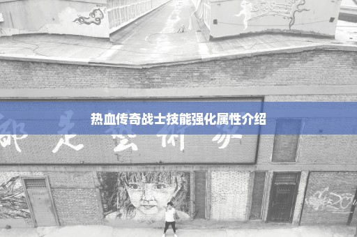 热血传奇战士技能强化属性介绍