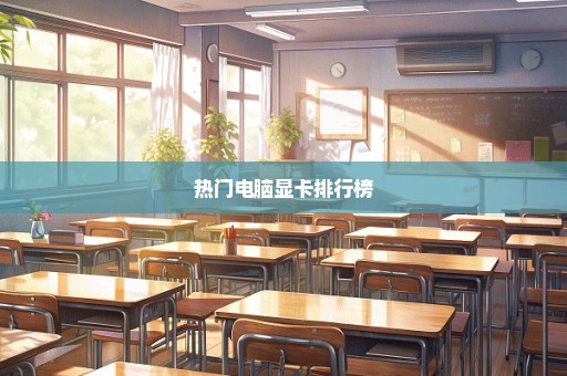 热门电脑显卡排行榜