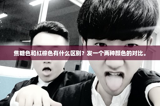 焦糖色和红棕色有什么区别？发一个两种颜色的对比。