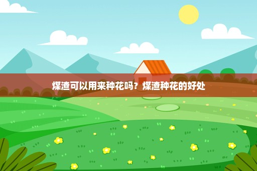 煤渣可以用来种花吗？煤渣种花的好处