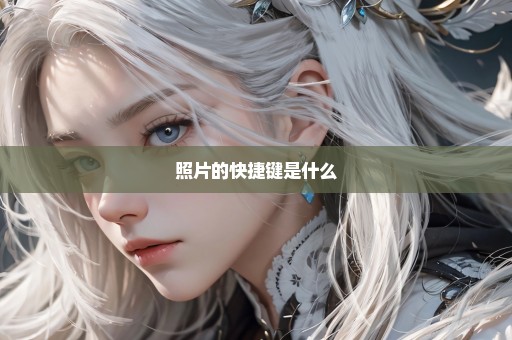 照片的快捷键是什么