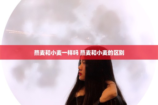 燕麦和小麦一样吗 燕麦和小麦的区别