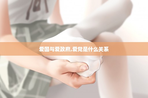 爱国与爱政府,爱党是什么关系
